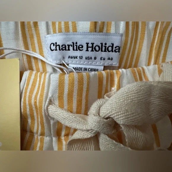 NWT - CHARLIE HOLIDAY ISABELLE PAJAMA SHORT - Picture 6 of 11